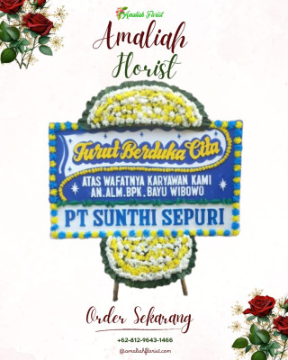 Papan Bunga Duka di Balongbendo